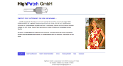 Desktop Screenshot of highpatch.de